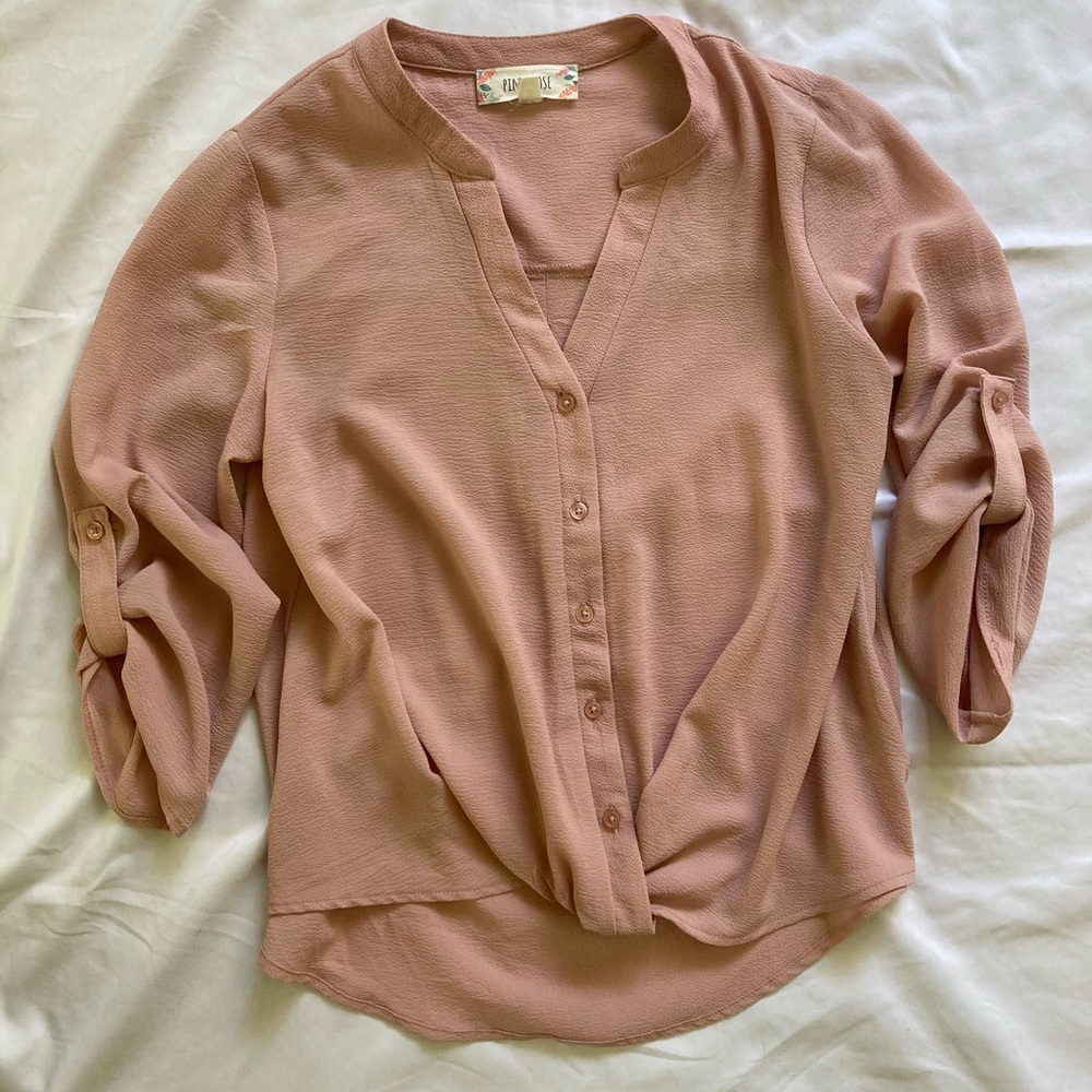 PINK ROSE Pink Blouse- Size S